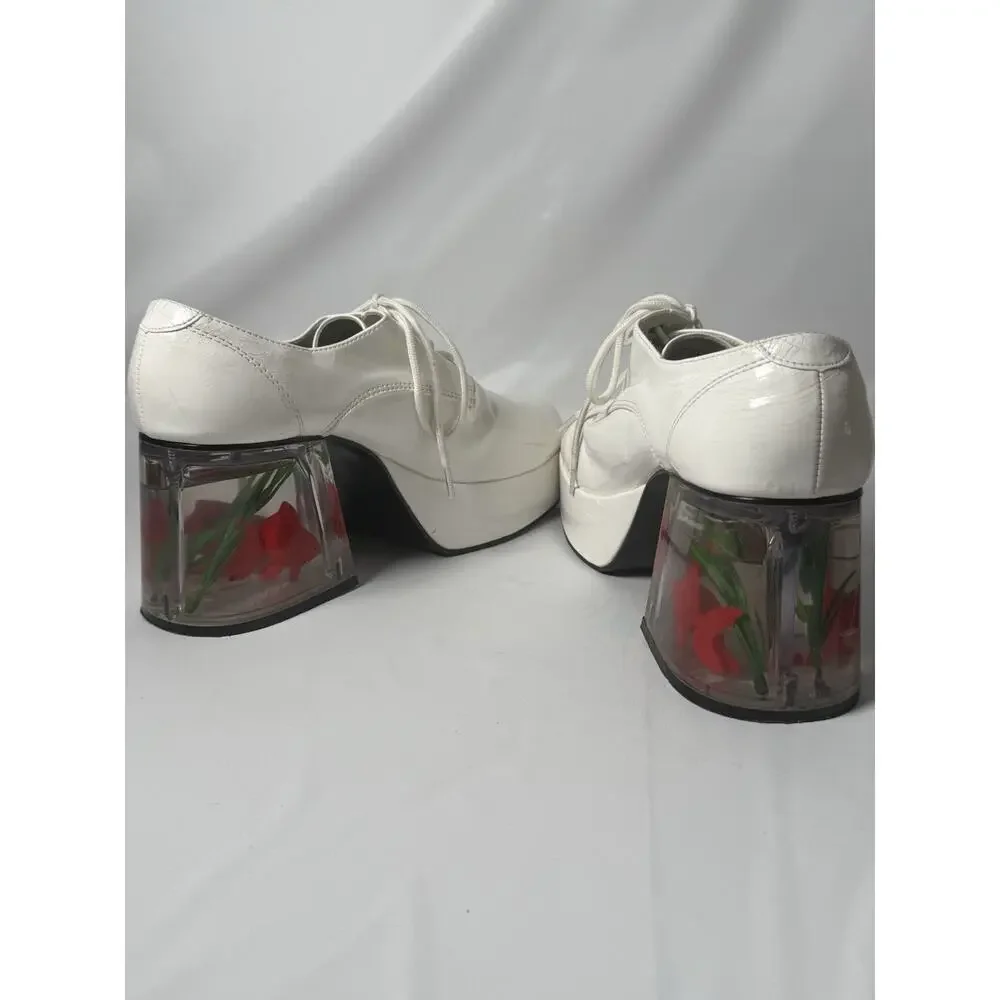 Pleaser Funtasma Floating Fish Heels Pf Oxford Lace Up PIMP02 (M 10-11/W 12-13)